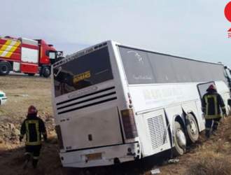 واژگونی وحشتناک اتوبوس در آزادراه زنجان- تبریز+ آمار مصدومین
