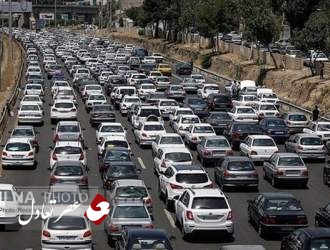 ترافیک سنگین در خروجی های غربی تهران