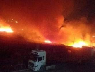: سه کامیون ایران در مرز سوریه هدف حمله پهپادی قرار گرفت/ کامیون‌ها حامل آرد و برنج بودند