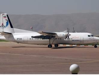 فرود اضطراری فوکر ۱۰۰ هواپیمایی ایران‌ایر در اردبیل